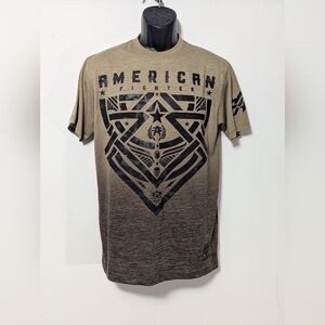 Men's *Like New* American Fighter Crestline Brown T-Shirt Size Medium